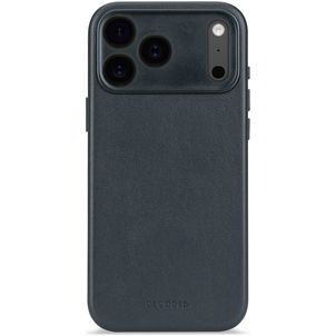 Decoded iPhone 17 Pro Hülle Echtes Leder Backcover Stoßfest - Navy Shadow
