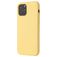 Mobigear Rubber Touch iPhone 12 Silikon Hülle Backcover - Gelb