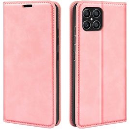 Mobigear Retro Slim HONOR X8 Hülle Klapphülle Geldbörse - Pink
