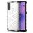 Mobigear Honeycomb Durchsichtig OPPO A31 Hülle Hardcase Backcover Stoßfest - Transparent