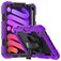 Mobigear SureGrip Xtreme iPad Mini 6 (2021) Hülle Kunststoff,Silikon Backcover + Stifthalter + Schulterträger + Ständer - Lila