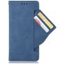 Mobigear Slide Wallet POCO F4 GT Hülle Klapphülle Geldbörse - Blau