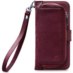 Mobilize Gelly Zipper iPhone XS Max Hülle Abnehmbare 2in1 Clutch - Bordeaux