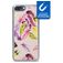 My Style Magneta iPhone 7 Plus Hülle Flexibles TPU Backcover - Feathers
