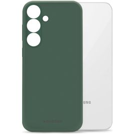 Mobilize Rubber Gelly Samsung Galaxy S24 Plus Hülle Flexibles TPU Backcover - Matt Green