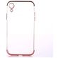 Mobigear Royal iPhone XR Hülle Flexibles TPU Backcover - Transparent / Roségold