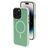Mobiparts Hardcover iPhone 14 Pro MagSafe Hülle Hardcase Backcover - Satin Light Green