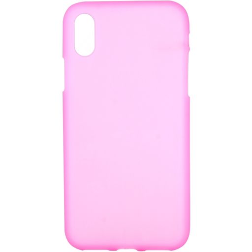 Mobigear Colors iPhone XS Max Hülle Flexibles TPU Backcover - Pink
