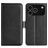 Mobigear Slim Magnet iPhone 17 Pro Max Hülle Klapphülle Geldbörse - Schwarz