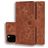 Mobigear Mandala iPhone 11 Klapphülle Portemonnaie - Braun