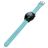 Mobigear Bumpy Silikon Smartwatch Armband Dornschließe - 22-mm-Universalanschluss - Blau
