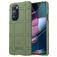 Mobigear Rugged Shield Motorola Edge X30 Hülle Flexibles TPU Backcover Stoßfest - Grün