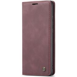 Caseme 013 Huawei Mate 30 Hülle Klapphülle Geldbörse - Weinrot