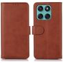 Mobigear Wallet Motorola Edge 60 Fusion Hülle Klapphülle Geldbörse - Braun