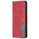 Mobigear Rhombus Slim OPPO Reno 4 Hülle Klapphülle - Rot