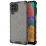 Mobigear Honeycomb Samsung Galaxy M33 Hülle Hardcase Backcover Stoßfest - Schwarz