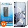 Mobigear Premium Xiaomi 12T Panzerglas Gehärtetes Glas Displayschutz - Hüllenfreundlich - Schwarz (2er Pack)