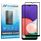 Mobigear Premium Samsung Galaxy A22 5G Panzerglas Gehärtetes Glas Displayschutz - Hüllenfreundlich - Schwarz