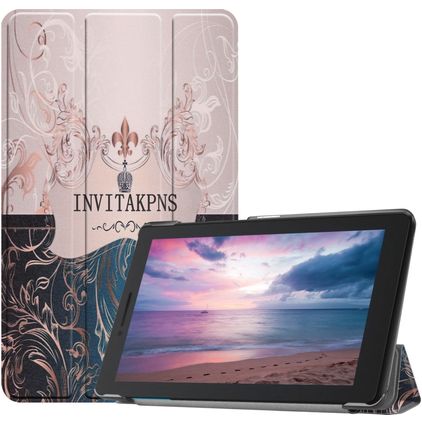 Mobigear Tri-Fold Lenovo Tab E8 Hülle Klapphülle - Colorful Box