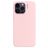 Nudient Base iPhone 14 Pro Max Silikon Hülle Backcover - Baby Pink