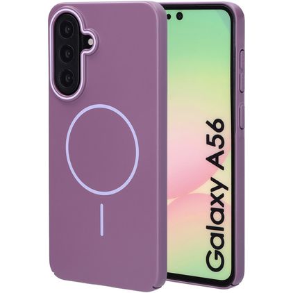 Mobiparts Slim Line Samsung Galaxy A56 MagSafe Hülle Hardcase Backcover - Imperial Purple