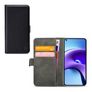 Mobilize Classic Gelly Wallet Xiaomi Redmi Note 9T Hülle Klapphülle Geldbörse - Schwarz
