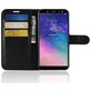 Mobigear Classic Samsung Galaxy A6 (2018) Hülle Klapphülle Geldbörse - Schwarz
