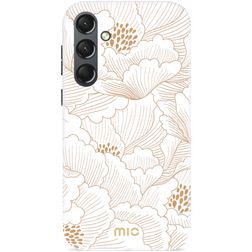 MIO Samsung Galaxy S24 MagSafe Hülle Hardcase Backcover - White Roses
