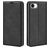 Mobigear Retro Slim iPhone 16e Hülle Klapphülle Geldbörse - Schwarz