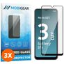 Mobigear Premium Nokia G21 Panzerglas Gehärtetes Glas Displayschutz - Hüllenfreundlich - Schwarz (3er Pack)