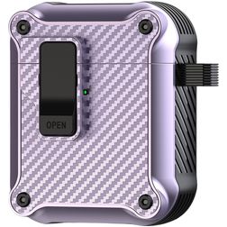 Mobigear Racing Clip Apple AirPods 1 Hardcase Hülle - Lila