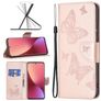 Mobigear Butterfly Xiaomi 12X Hülle Klapphülle Geldbörse - Roségold