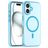 Mobigear Shockproof iPhone 16 MagSafe Hülle Flexibles TPU Backcover - Blau