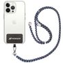 Mobigear Lanyard Universal-Handykette einstellbar - Schwarz / Weiß / Grün