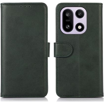 Mobigear Wallet OnePlus 15 Hülle Klapphülle Geldbörse - Grün