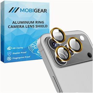 Mobigear Single Lens iPhone 17 Pro Panzerglas Gehärtetes Glas Kameralinsen Schutz - Hüllenfreundlich - Orange