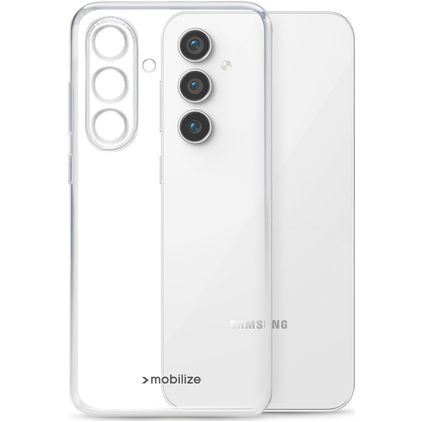 Mobilize Gelly Transparent Samsung Galaxy S23 FE TPU (flexibel) Backcover - Transparent