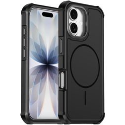 Mobigear Airbag Shockproof iPhone 17 MagSafe Hülle Hardcase Backcover Stoßfest - Schwarz