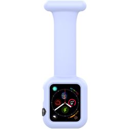 Mobigear Clip Case Krankenschwester Apple Watch Armband Pin-Verschluss - 46/45/44 mm - Lila