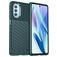 Mobigear Groove Motorola Moto G51 5G Hülle Flexibles TPU Backcover - Grün
