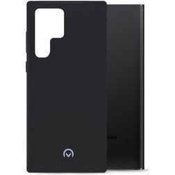 Mobilize Rubber Gelly Samsung Galaxy S22 Ultra Hülle Flexibles TPU Backcover - Matt Black