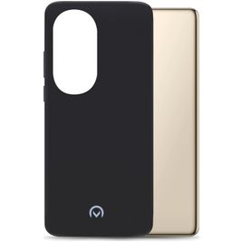 Mobilize Rubber Gelly Huawei P50 Pro Hülle Flexibles TPU Backcover - Matt Black