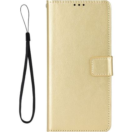 Mobigear Wallet POCO F4 GT Hülle Klapphülle Geldbörse - Gold