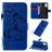 Mobigear Butterfly Samsung Galaxy A41 Hülle Klapphülle Geldbörse - Blau