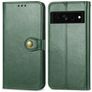Mobigear Snap Button Google Pixel 7 Pro Hülle Klapphülle Geldbörse - Grün