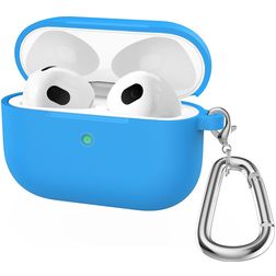 Mobigear Classic Apple AirPods 3 Hülle Silikon (flexibel) - Blau