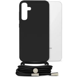 Mobilize Lanyard Gelly Samsung Galaxy S23 FE Flexibles TPU Handykette - Schwarz