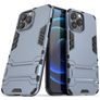Mobigear Armor Stand iPhone 13 Pro Max Hülle Hardcase Backcover Stoßfest mit Ständer - Blau