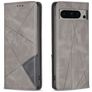 Mobigear Rhombus Slim Google Pixel 8 Pro Hülle Klapphülle - Grau
