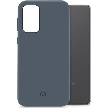 Mobilize Rubber Gelly Samsung Galaxy A73 Hülle Flexibles TPU Backcover - Matt Blue